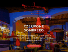 Tablet Screenshot of czerwone-sombrero.pl